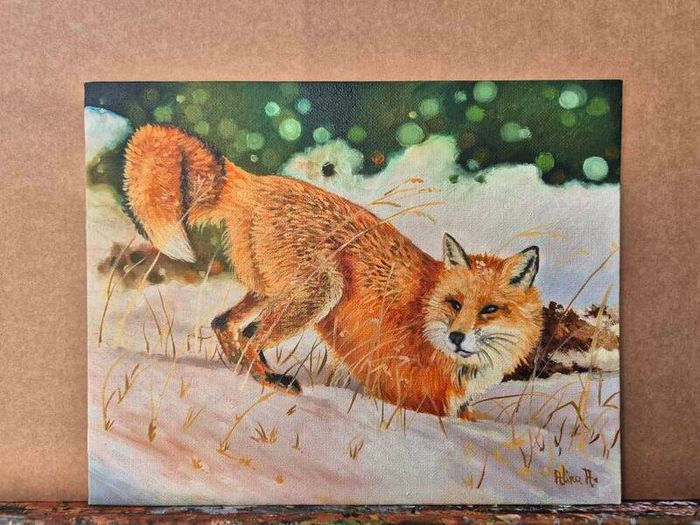 The mouse that got away | oil on canvas panel