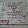 Man United vintage ticket 1996 Image 3