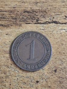 German Empire, Germany, 1 Rentenpfennig 1923 A - free standard postage