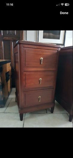 Pair bedside lockers
