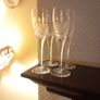Waterford Crystal Irish  Lace Flute Glasses X 4 Image 2