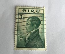 1953 Irish 3p stamp - Robert Emmet