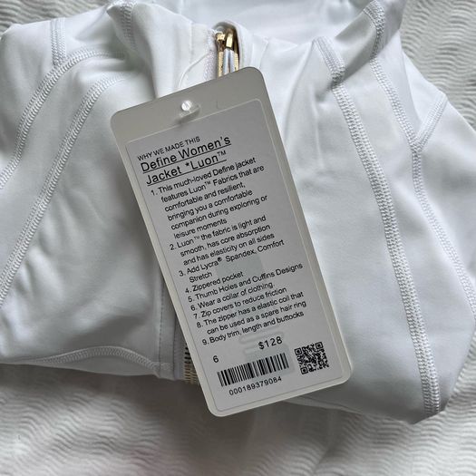 White lululemon full set sizemedium