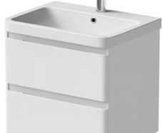 Vanity Units Wall hung 600mm 2 Drawer