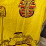Yellow Egyptian sequinned embellished maxi kaftan Image 4