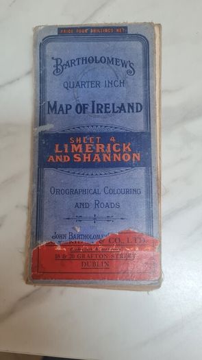 Antique Irish map