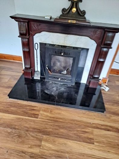Mahogany Fireplace