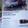 MG 1100 poster, ( REPRODUCTION POSTERS ) Hillman Minx poster, Morris 1800 poster Image 2