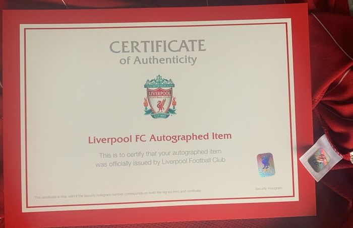 Reluctantly selling my Liverpool Official Club Shop Multi Signed 19/20 Premiership Winning NB Jersey