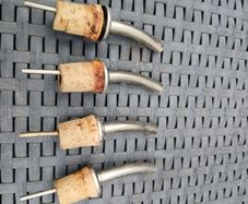 Lot of 4 Vintage Alcohol Pourer