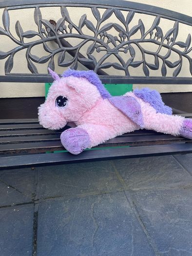 Beautiful Large Pink Cuddly Girls Unicorn