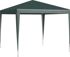 2.7x2.7m Heavy Duty Garden Gazebo Party Tent White