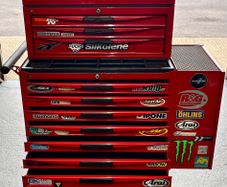 3 Tier Box with Side Cabinet