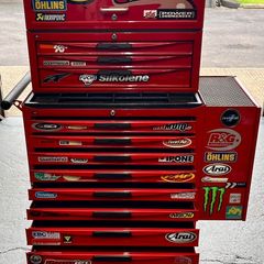 3 Tier Box with Side Cabinet
