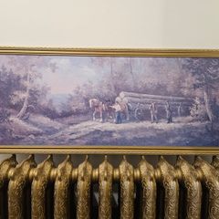 Large vintage Gold frame pictrure