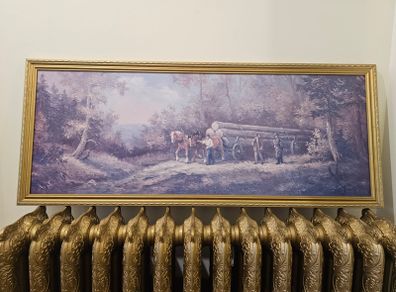 Large vintage Gold frame pictrure