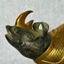 Vintage Chinese Rhinoceros (42cm/7kg) - Bronze With Gilt Accents, Stamped Image 2