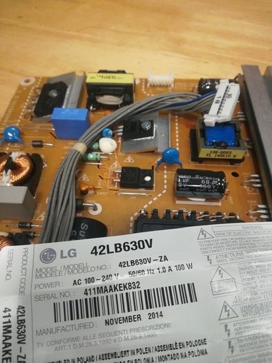 Lg TV 42LB630V Power Supply