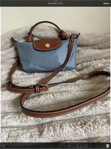 Longchamp mini / grey/ new
