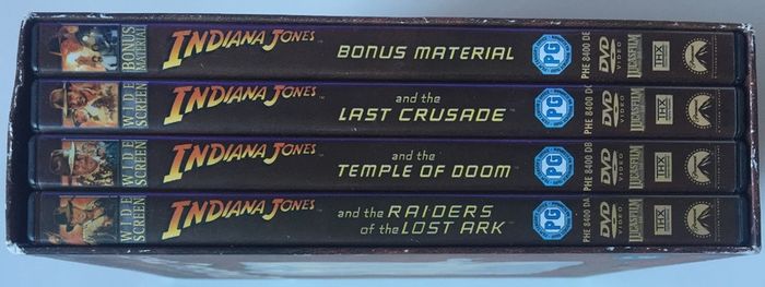 Indiana Jones Trilogy Boxset (Steven Spielberg Films) Harrison Ford [Movie DVD] Academy Award Winner