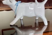 Whiteware Cow Milk Jug or Cream Pourer Newbridge Silverware
