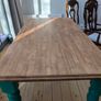 Vintage Hardwood Country-Style Kitchen/Dining Room Table Image 3