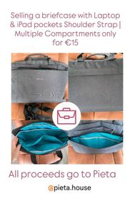 Rosep Briefcase | Laptop and iPad Messenger Bag | Shoulder Strap