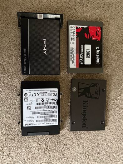 4 x SSD hard drive