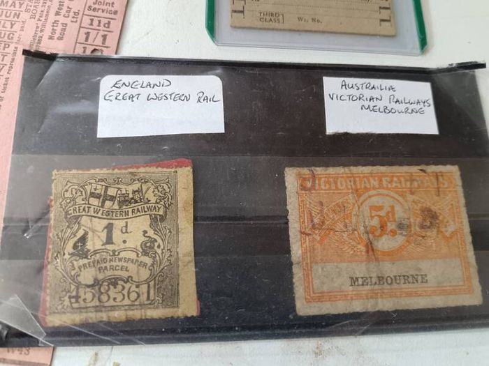 Vintage Transportation Ticket Collection