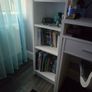 desk set with chair and book shelf Image 2