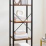Bookcase, standing shelf, DVD shelf, with 6 levels, office shelf, open shelves, for office, living room, bedroom, kitchen, 30 x 40 x 187.5 cm Image 3