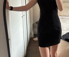 Zara black sleeveless mini dress size XS