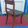19th-century Regency period oak dining chair Image 4