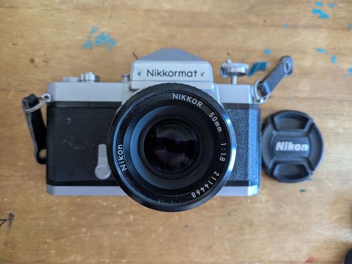 Nikkormat FTn 35mm film camera & 50mm lens