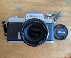 Nikkormat FTn 35mm film camera & 50mm lens