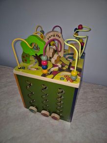Wooden Activity Cube