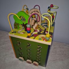 Wooden Activity Cube
