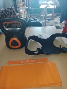 Gym equipment set
