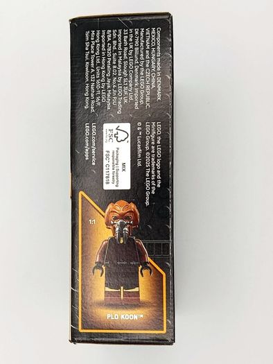 LEGO 2025 Star Wars Plo Koon's Jedi Starfighter Microfighter Set Code 75400 New