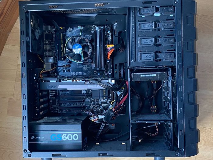 Budget PC parts bundle case, motherboard, CPU, RAM, GPU. Build your own