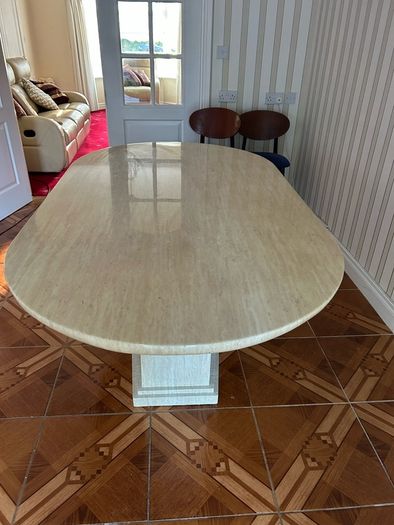 marble kitchen table
