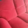 Large dark pink sofa immaculate condition size 80inchs long Image 4