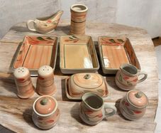 Vintage Ap Ware 12 Piece Ceramic Set