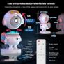 Star Projector,Galaxy Night Light,Astronaut Starry Nebula Ceiling LED Lamp with Timer and Remote, Gift for Kids Adults for Bedroom, Birthdays,Christmas, Valentine's Day Image 5
