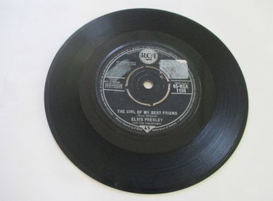 Elvis Presley The Girl Of My Best Friend 1960 Uk Pressing Single