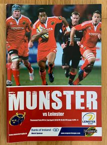 2010 Munster v Leinster - Magners League Programme