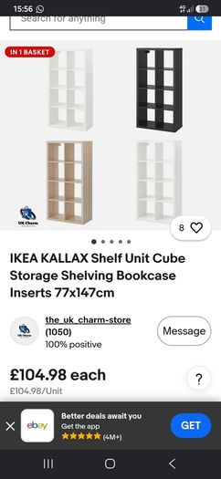 Ikea Kallax  45e