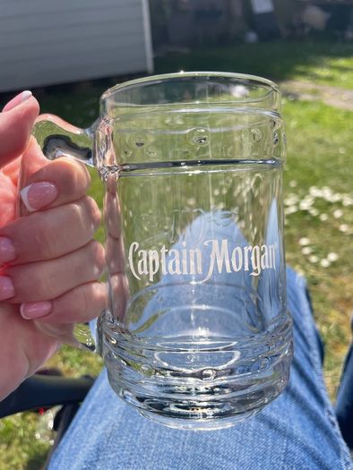 2 captain morgan glasses