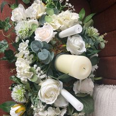 wedding unity flower arrangement