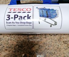 Tesco 3 pack Scan as you Shop Bags NEW